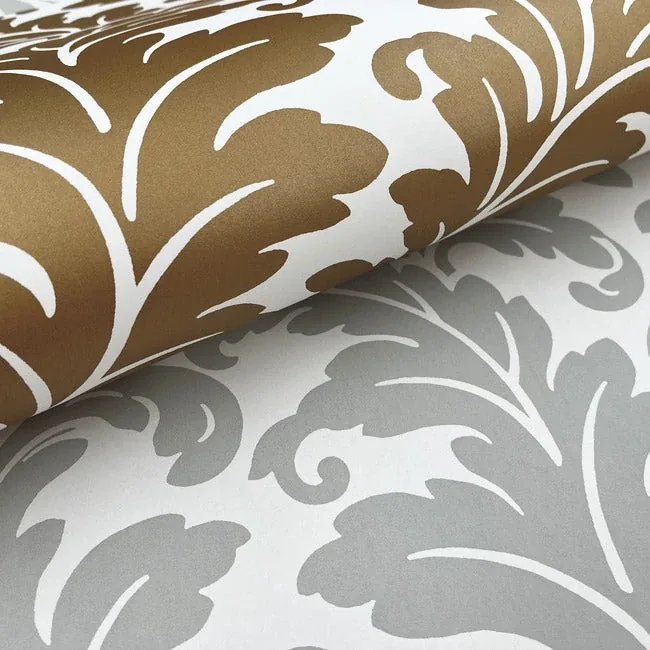York Designer Series Modern Romance Gold Metallic Wallpaper - SKU DT5045