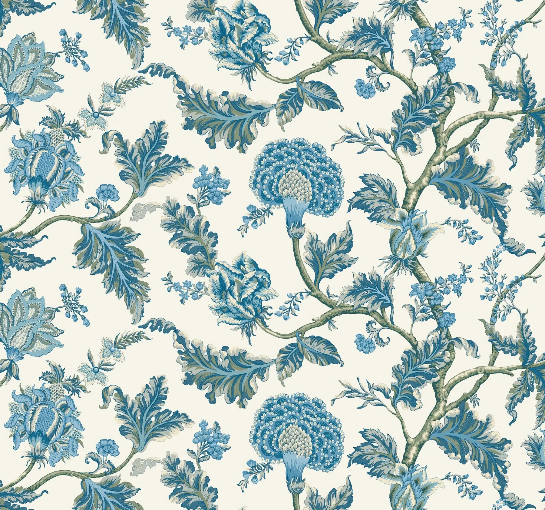 York Designer Series Monroe Blue Wallpaper - SKU MX9624W
