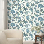 York Designer Series Monroe Blue Wallpaper - SKU MX9624W
