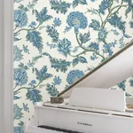 York Designer Series Monroe Blue Wallpaper - SKU MX9624W