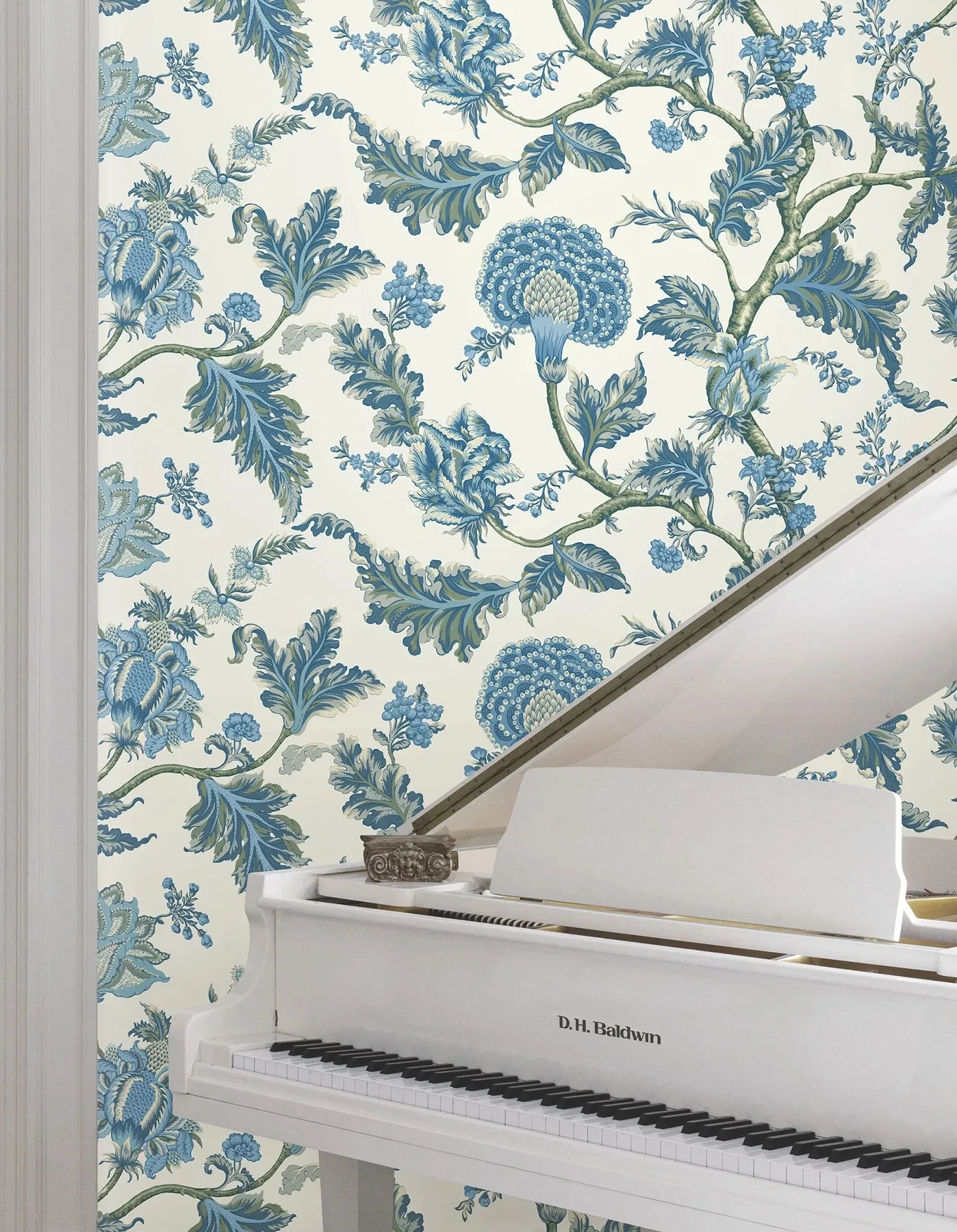 York Designer Series Monroe Blue Wallpaper - SKU MX9624W