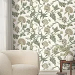 York Designer Series Monroe Green Wallpaper - SKU MX9626W