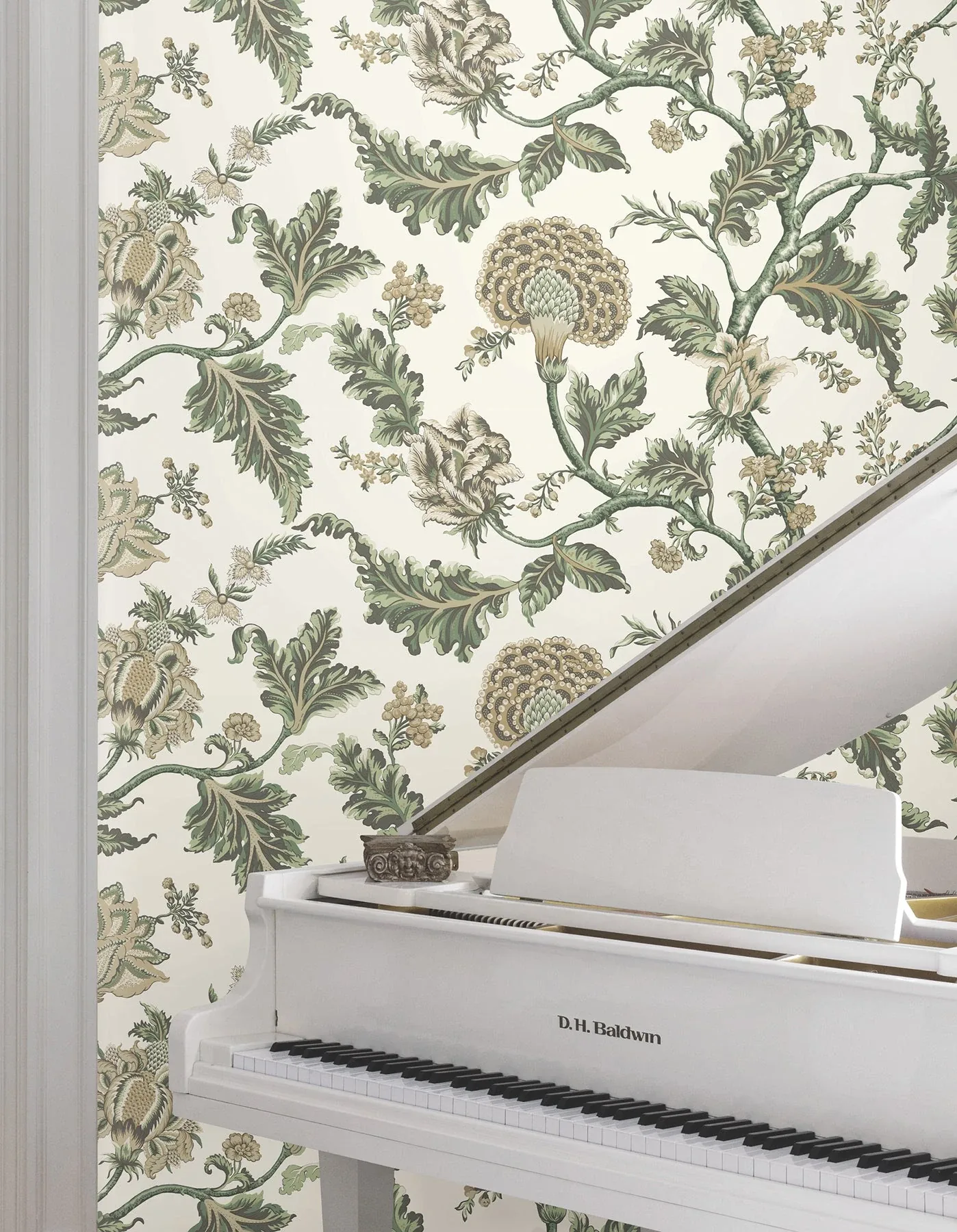 York Designer Series Monroe Green Wallpaper - SKU MX9626W