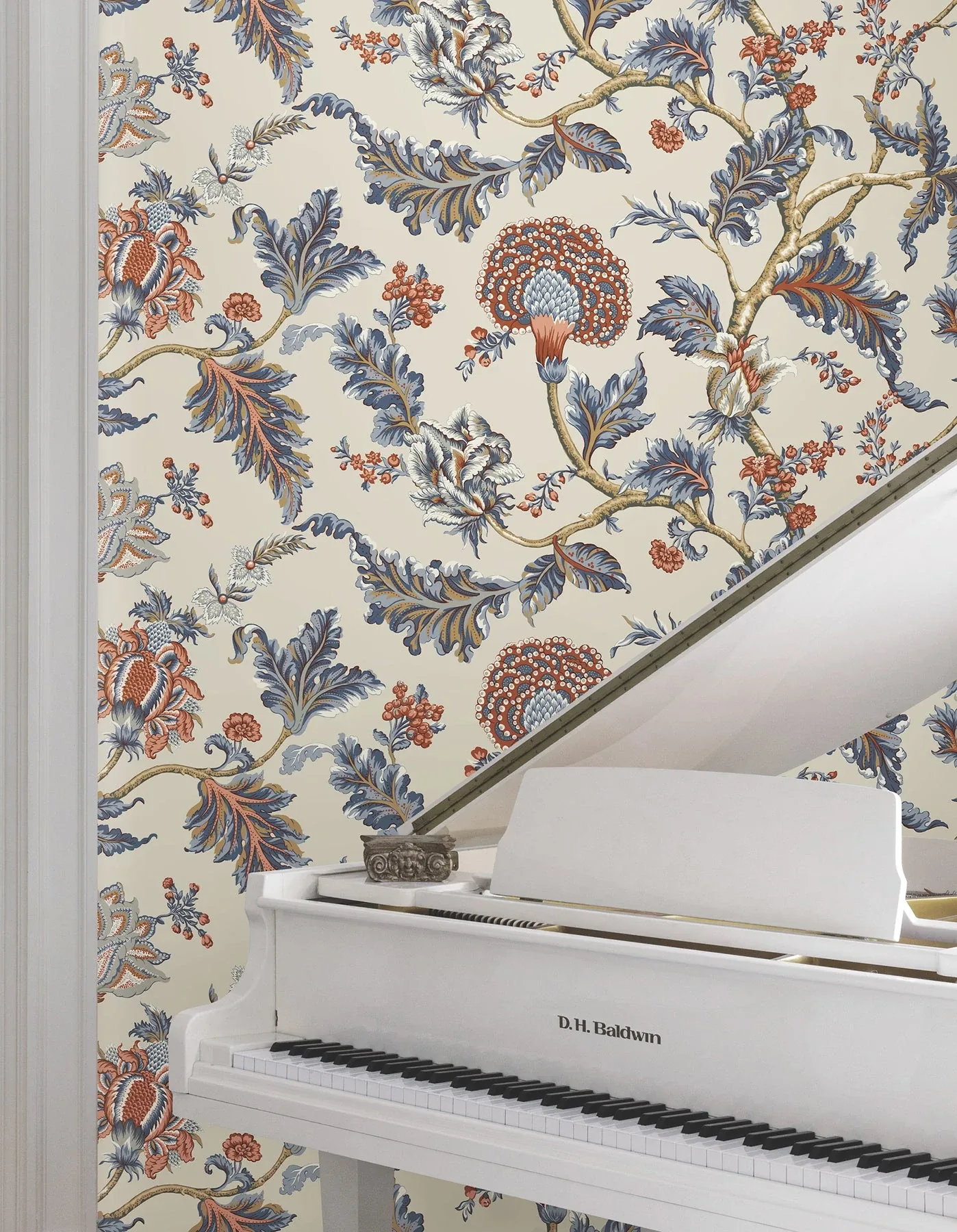 York Designer Series Monroe Navy Wallpaper - SKU MX9621W