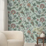 York Designer Series Monroe Teal Wallpaper - SKU MX9622W