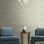 York Designer Series Moonglight Pearls Light Taupe Wallpaper - SKU OS4265