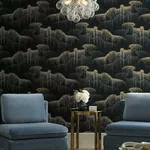 York Designer Series Moonlight Pearls Black Wallpaper - SKU OS4261