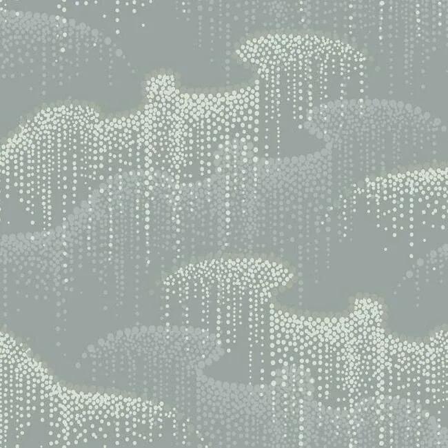 OS4263 | Moonlight Pearls Grey Wallpaper