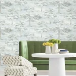 York Designer Series Moreno Blue Woodland Wallpaper | Wallpaper Twins York Designer Series Moreno Blue Woodland Wallpaper - SKU LL3226