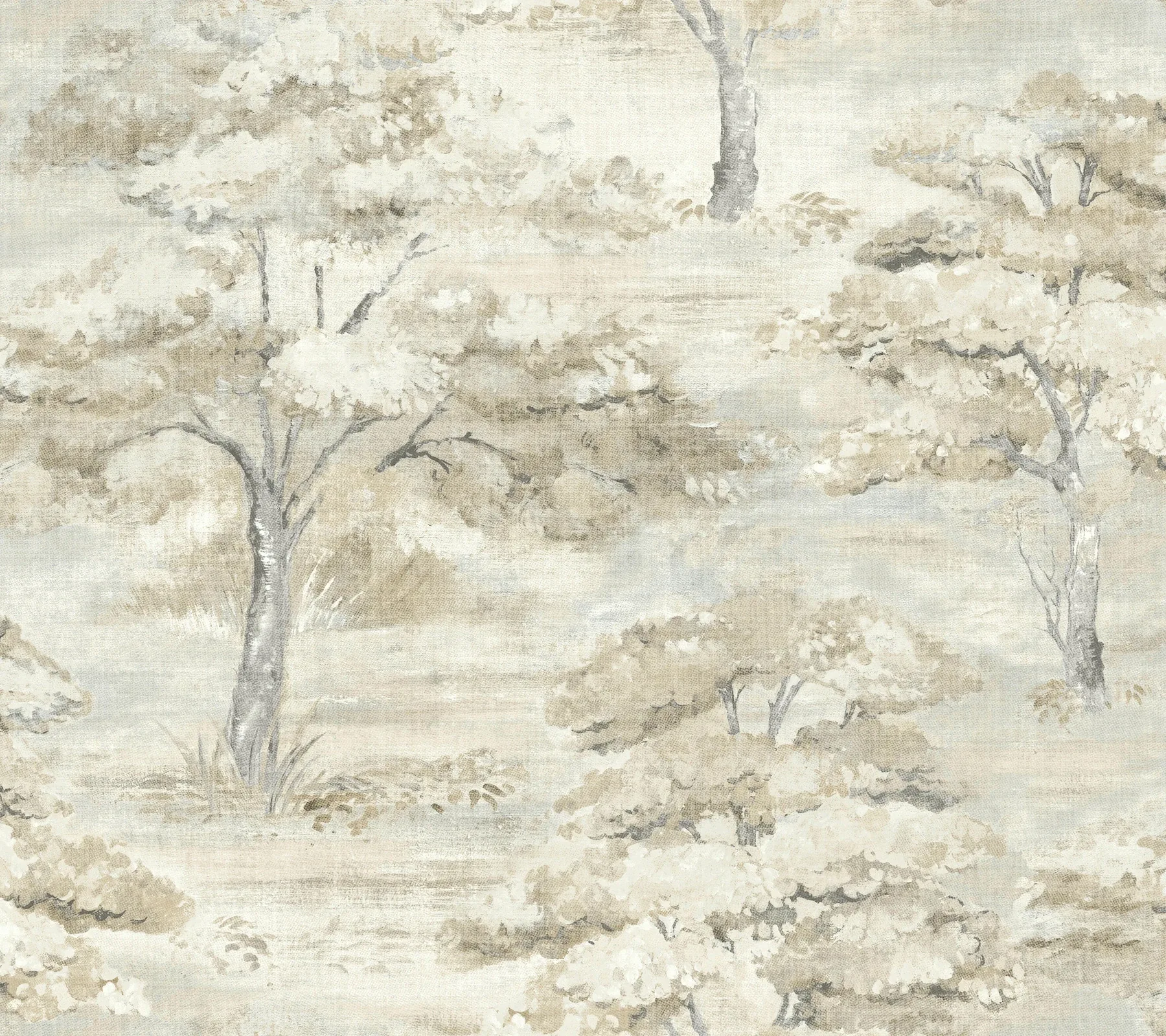 York Designer Series Moreno Neutral Woodland Wallpaper - SKU LL3227