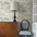 York Designer Series Moreno Slate Woodland Wallpaper | Wallpaper Twins York Designer Series Moreno Slate Woodland Wallpaper - SKU LL3225