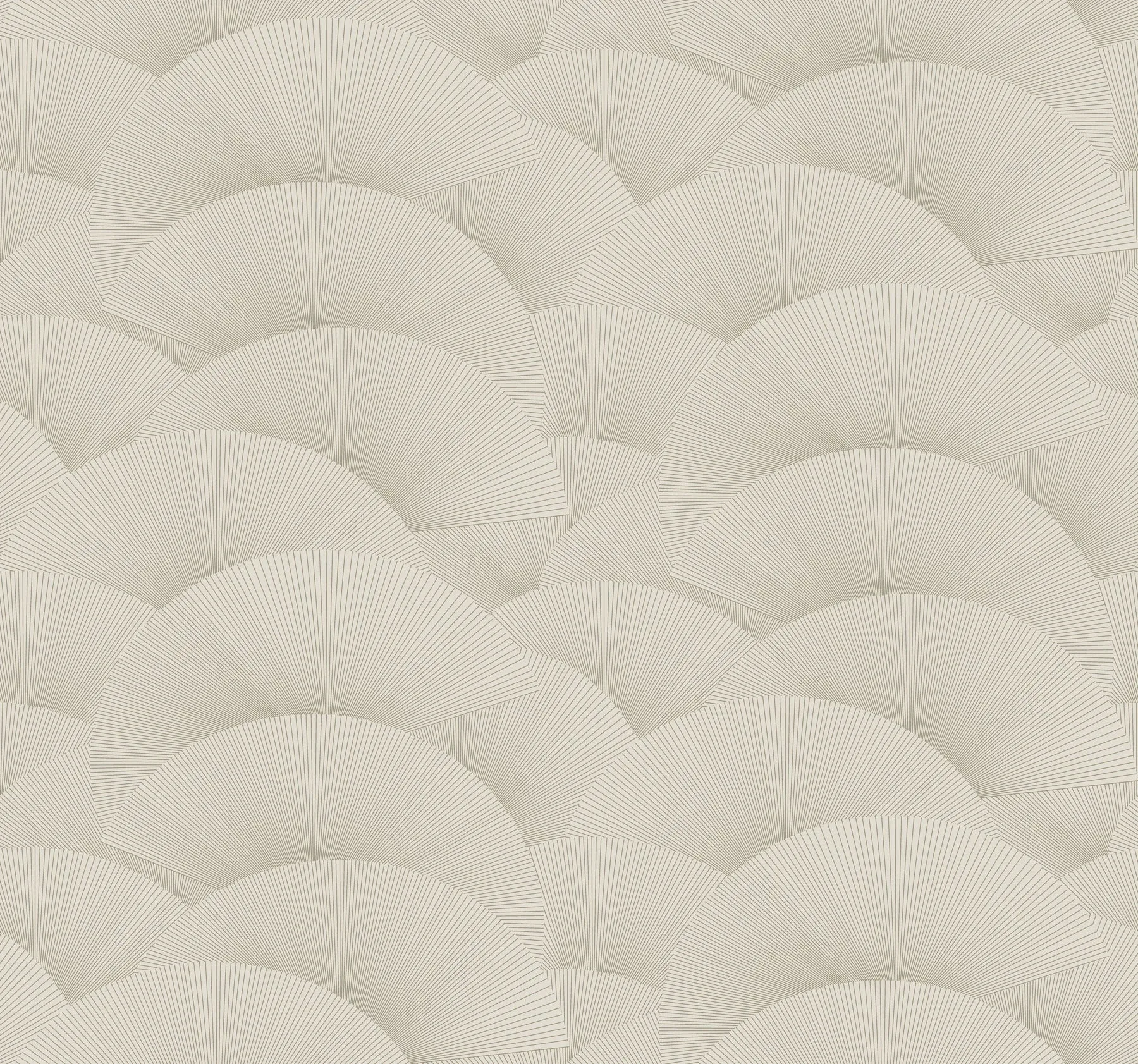 ZA8024 | Morning Shell Taupe & Gold Wallpaper