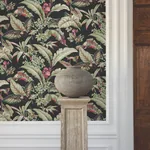 York Designer Series Mystic Isle Black Wallpaper - SKU GT4504