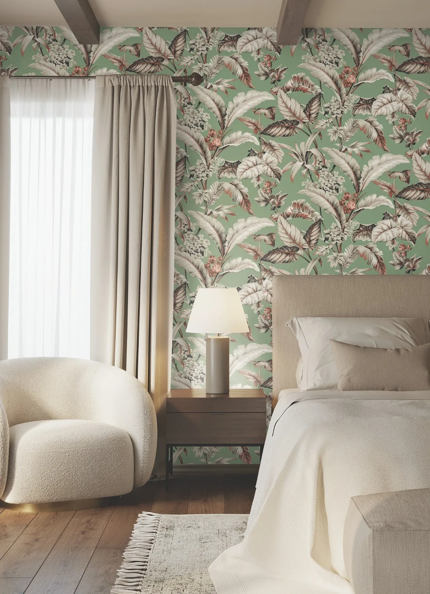 York Designer Series Mystic Isle Green Wallpaper - SKU GT4505