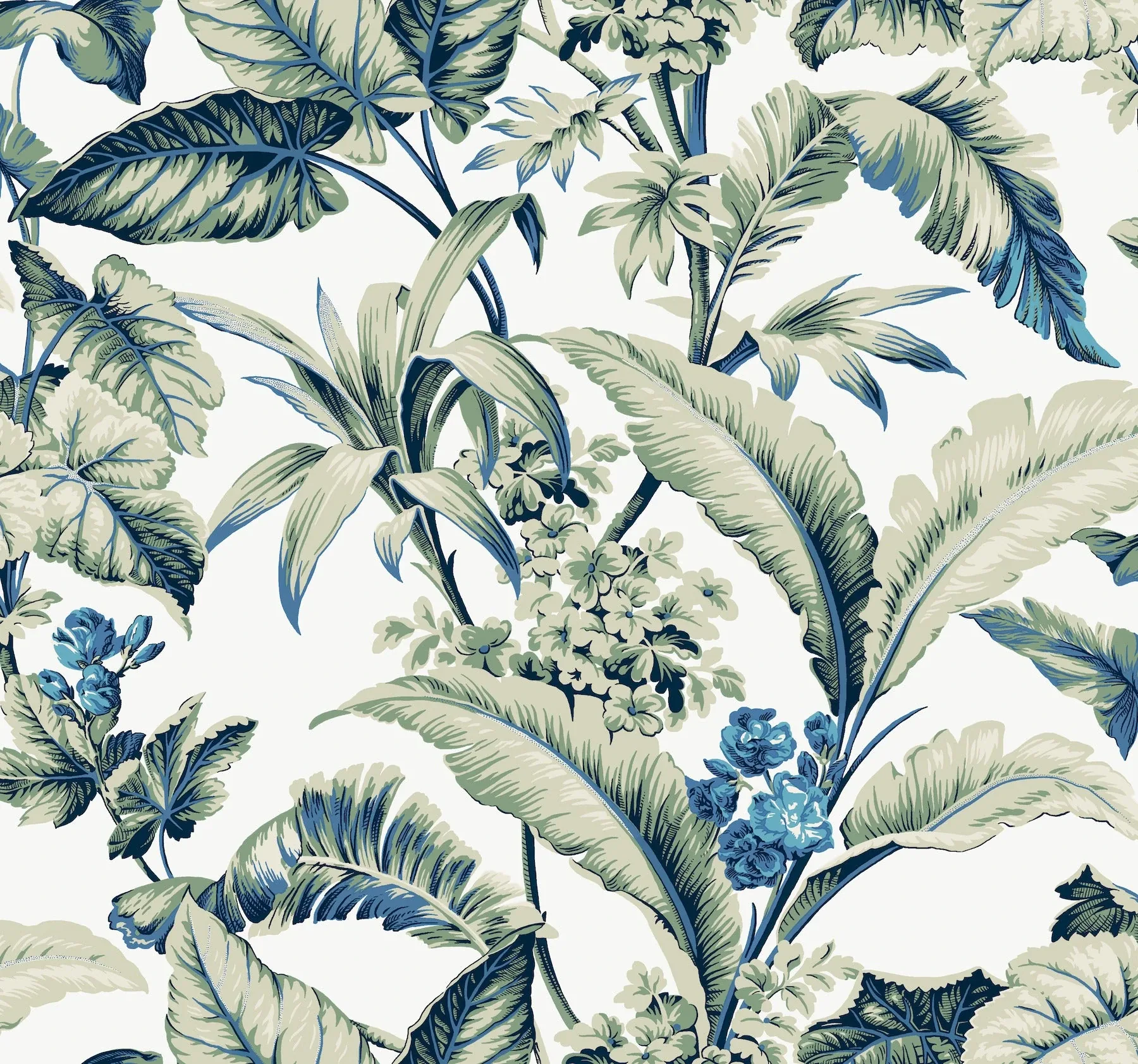 GT4502 | Mystic Isle Multicolor Wallpaper