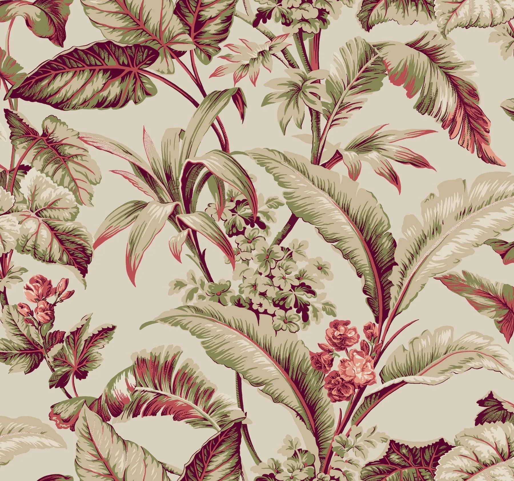 York Designer Series Mystic Isle Taupe Wallpaper - SKU GT4501