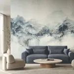 York Designer Series Mystic Overlook Blue Wall Mural - SKU VR1519M