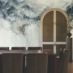 York Designer Series Mystic Overlook Blue Wall Mural - SKU VR1519M