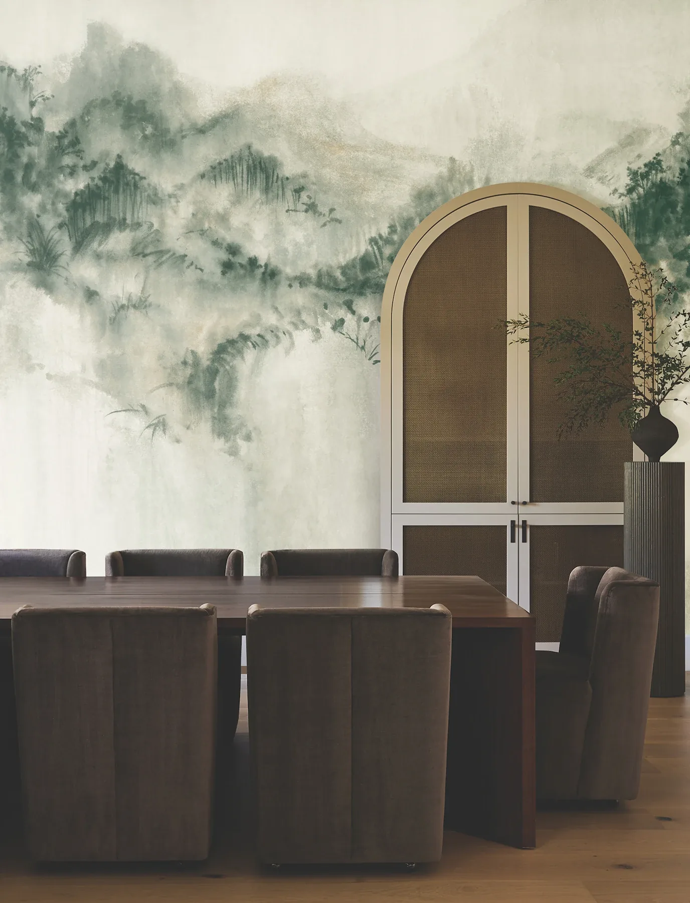 York Designer Series Mystic Overlook Green Wall Mural | Wallpaper Twins York Designer Series Mystic Overlook Green Wall Mural - SKU VR1521M