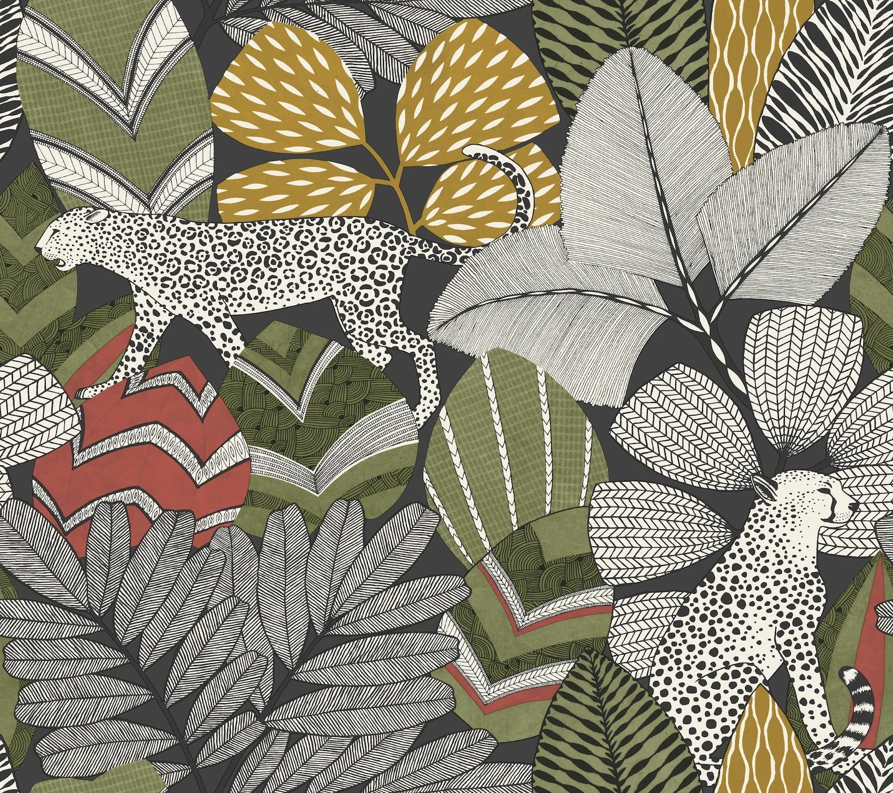 AB3112 | Namiri Black Wallpaper