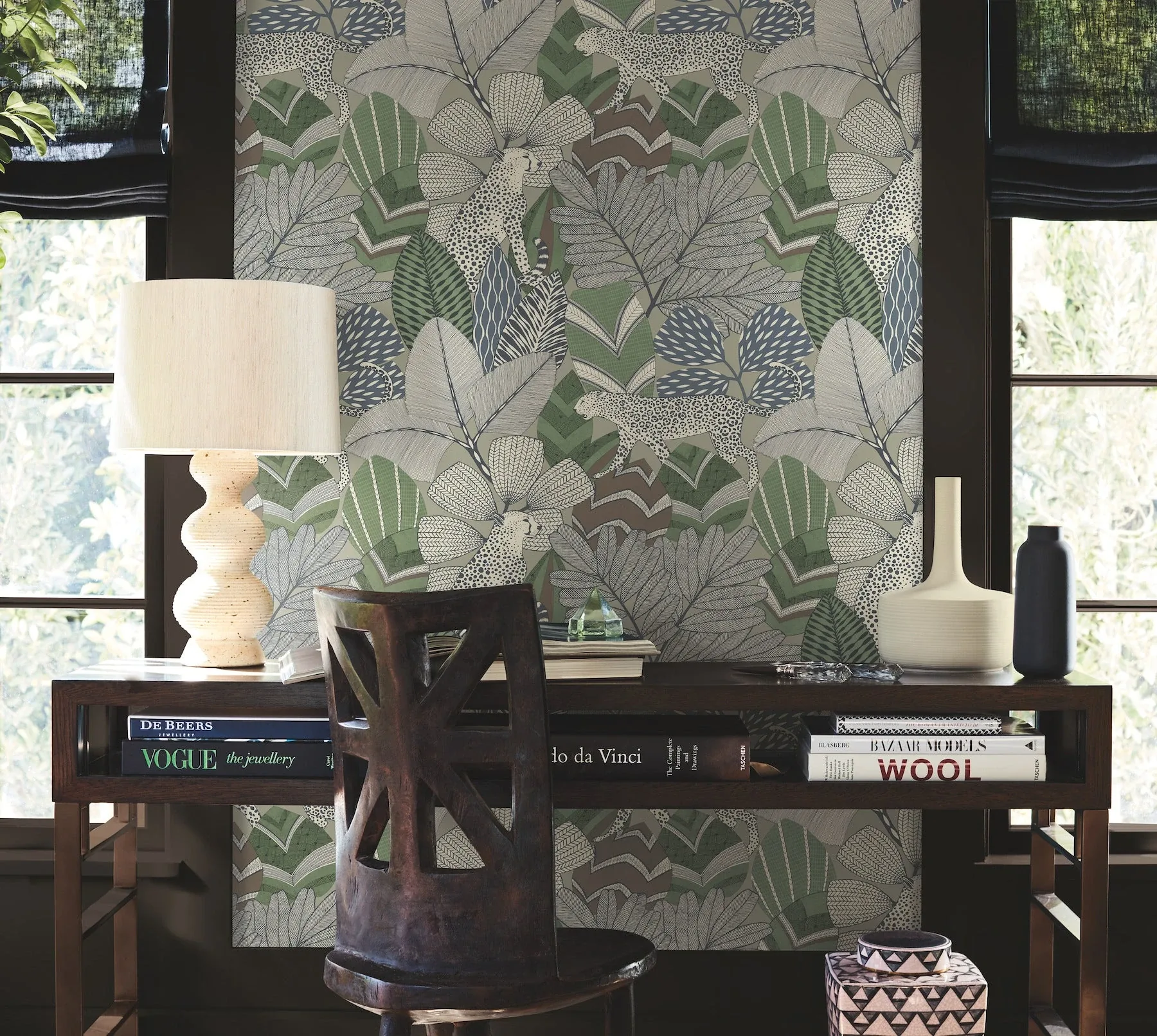 York Designer Series Namiri Blue Wallpaper | Wallpaper Twins York Designer Series Namiri Blue Wallpaper - SKU AB3115