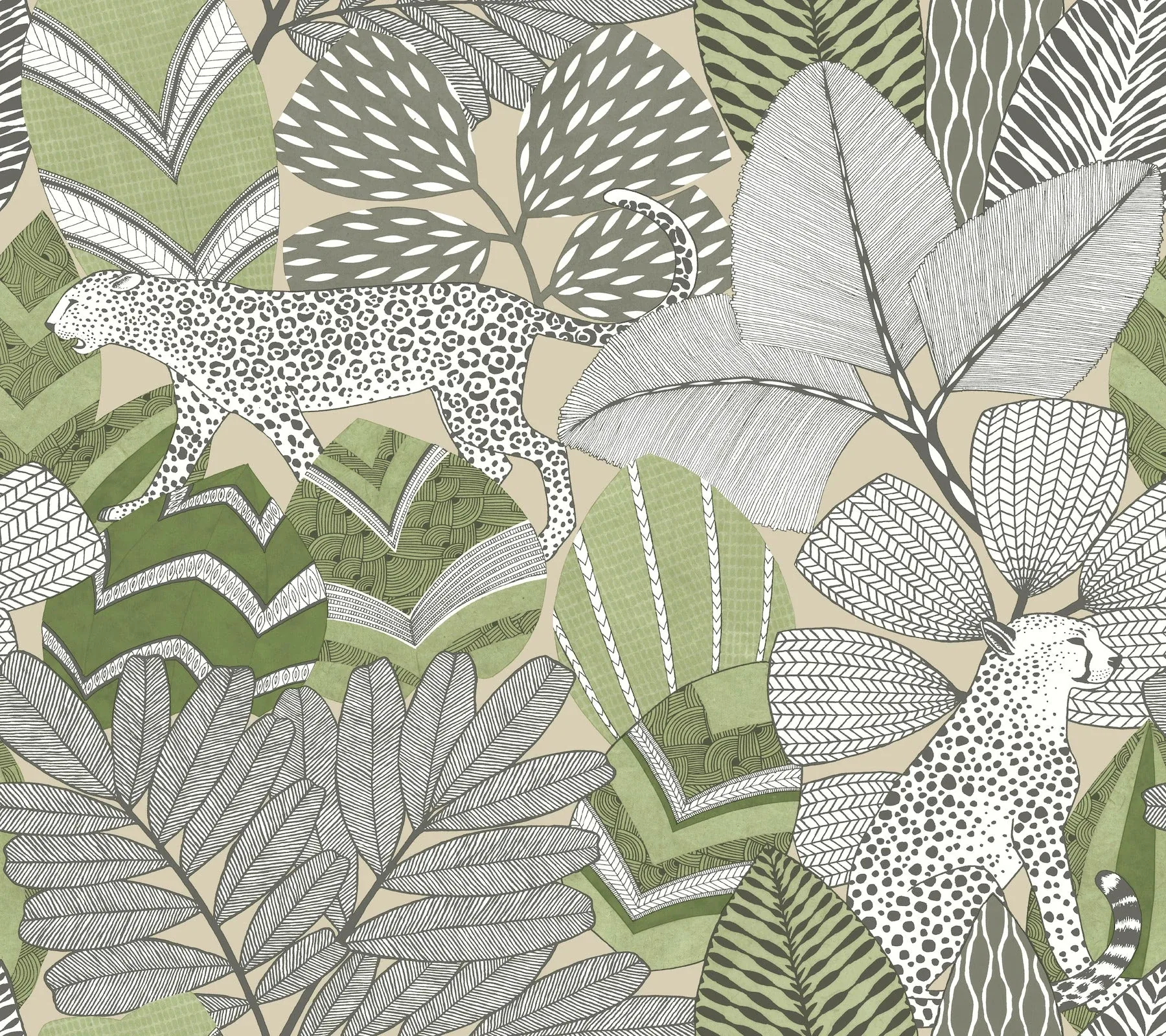 AB3114 | Namiri Green Wallpaper