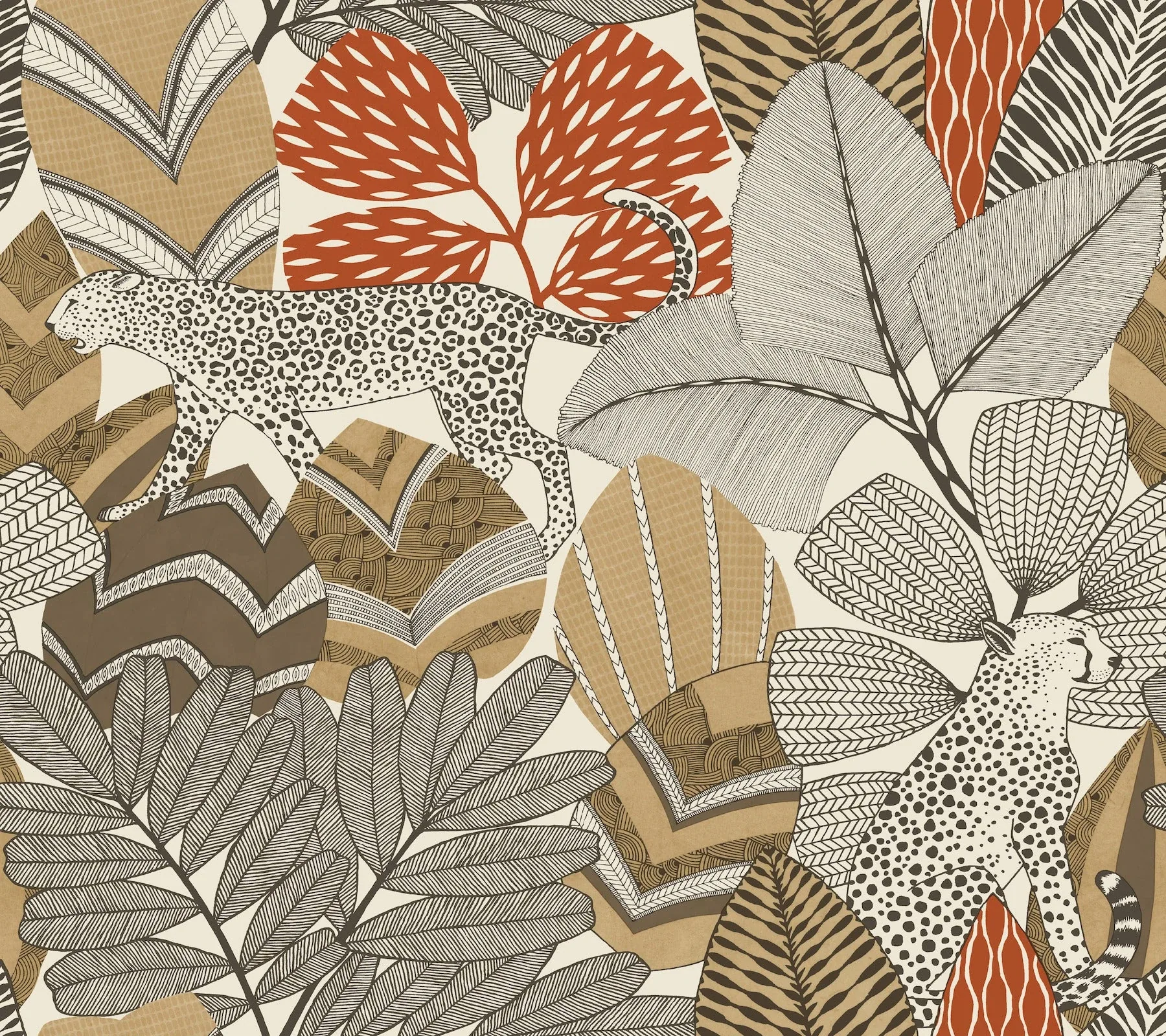York Designer Series Namiri Ochre Wallpaper - SKU AB3111