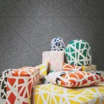 York Designer Series Nastri Black Wallpaper - SKU MI10564