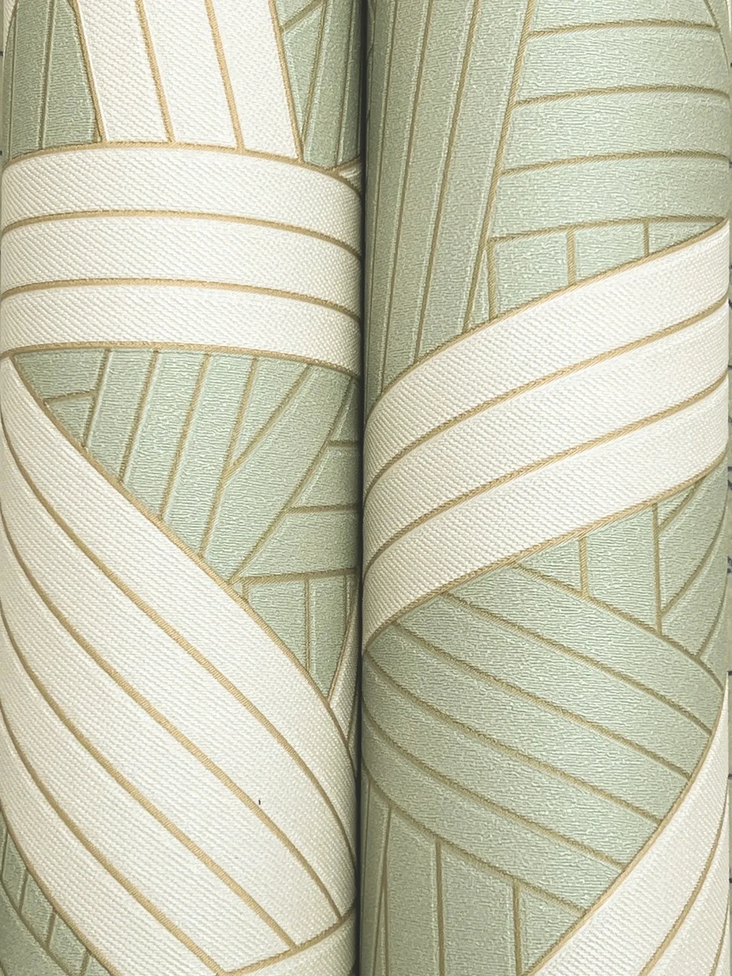 York Designer Series Nastri Green Wallpaper - SKU MI10563