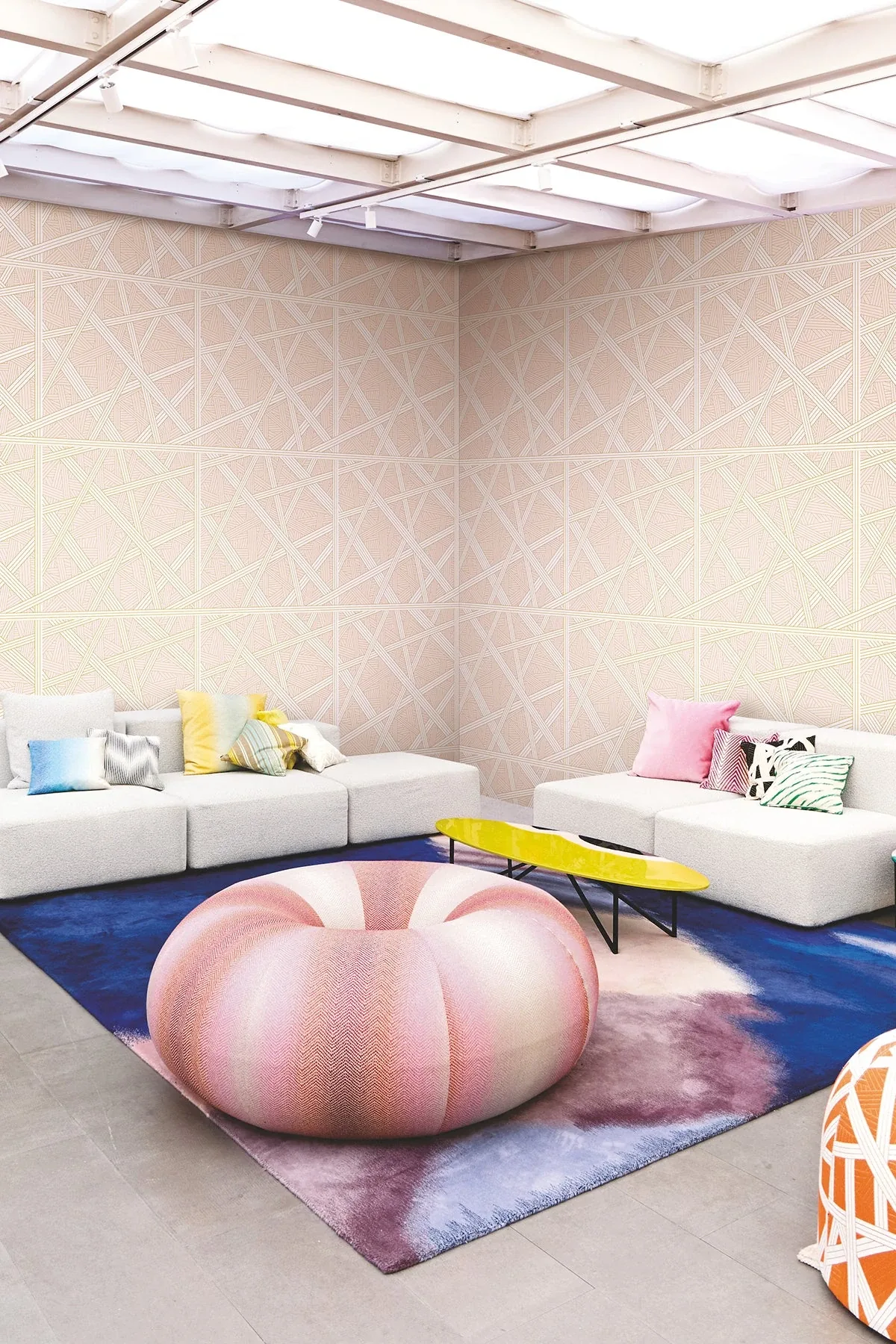 York Designer Series Nastri Pink Wallpaper - SKU MI10562