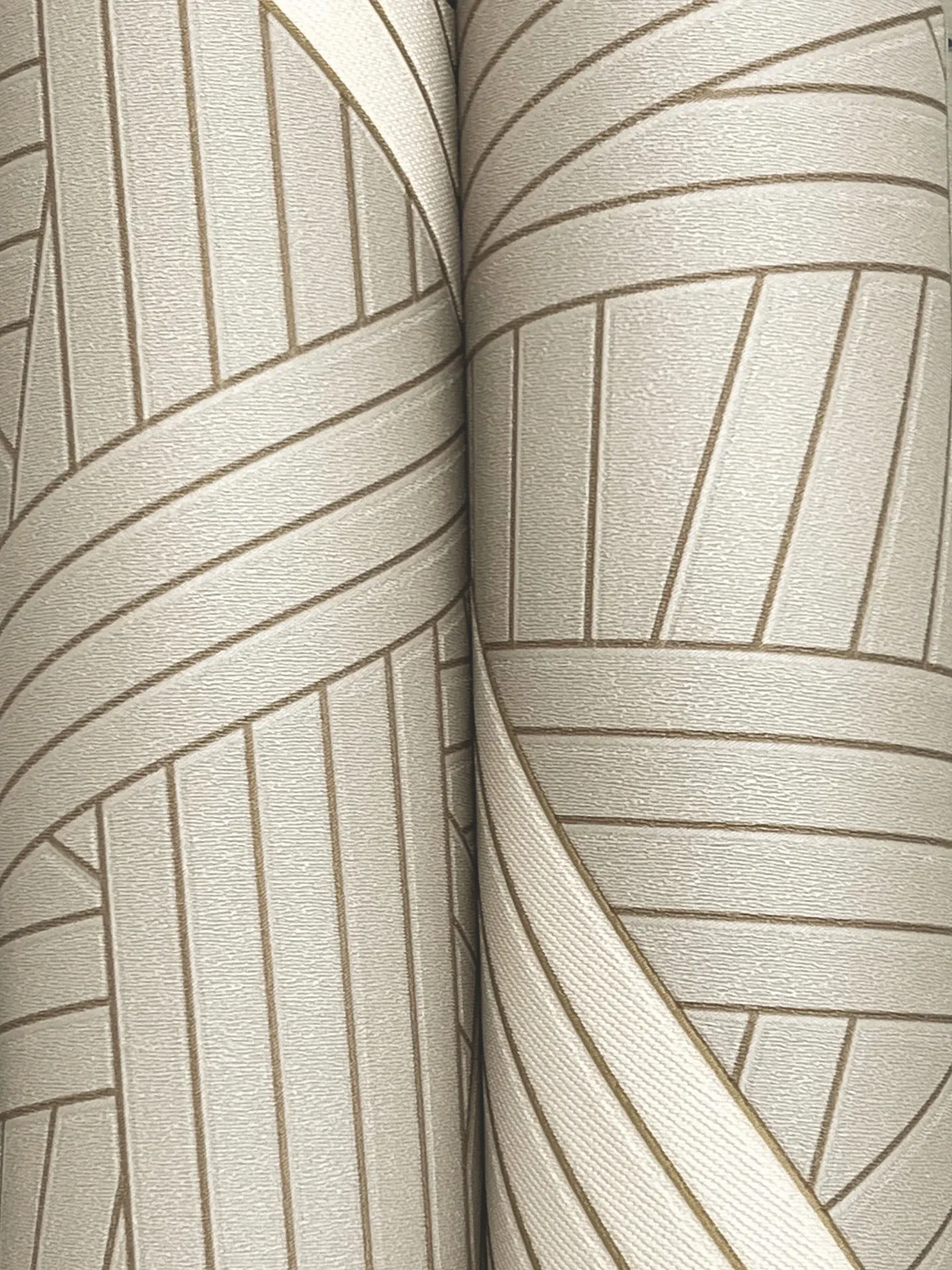 York Designer Series Nastri Warm Neutral Wallpaper | Wallpaper Twins York Designer Series Nastri Warm Neutral Wallpaper - SKU MI10561