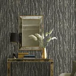York Designer Series Native Leaves Black Wallpaper - SKU OG0580
