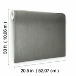 York Designer Series Natural Texture Grey Wallpaper - SKU Y6201302