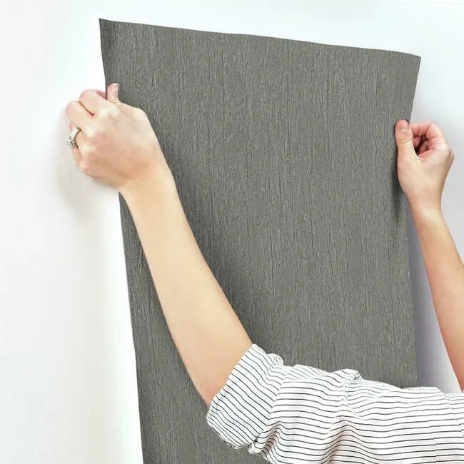 York Designer Series Natural Texture Grey Wallpaper - SKU Y6201302