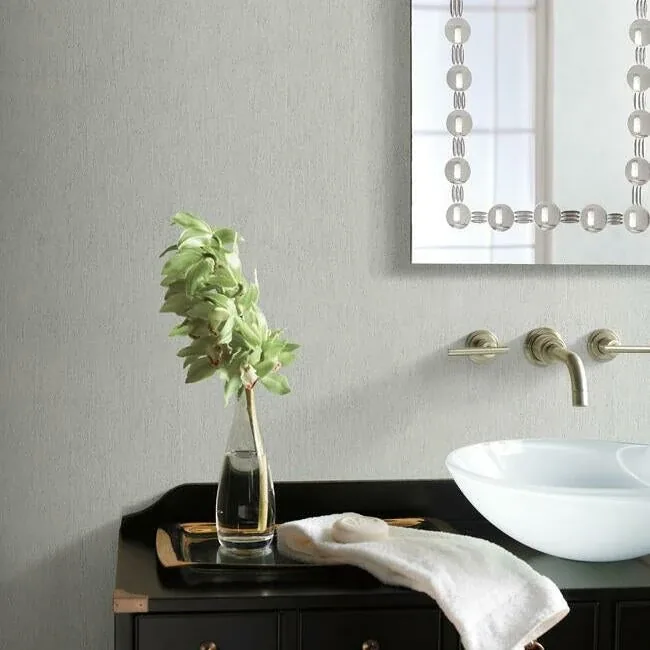 York Designer Series Natural Texture White Wallpaper - SKU DD3721