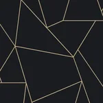 York Designer Series Nazca Black & Gold Wallpaper | Wallpaper Twins York Designer Series Nazca Black & Gold Wallpaper - SKU MD7181