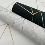 York Designer Series Nazca Black & Gold Wallpaper | Wallpaper Twins York Designer Series Nazca Black & Gold Wallpaper - SKU MD7181
