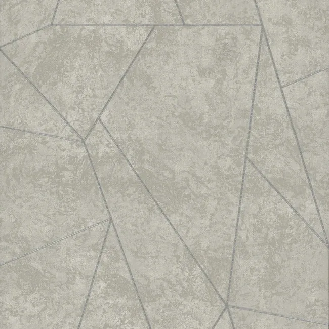 NW3503 | Nazca Light Grey & Silver Wallpaper