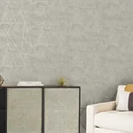 York Designer Series Nazca Light Grey & Silver Wallpaper | Wallpaper Twins York Designer Series Nazca Light Grey & Silver Wallpaper - SKU NW3503