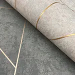 York Designer Series Nazca Neutral & Gold Wallpaper | Wallpaper Twins York Designer Series Nazca Neutral & Gold Wallpaper - SKU NW3504
