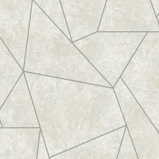 MD7183 | Nazca Neutral & Silver Wallpaper