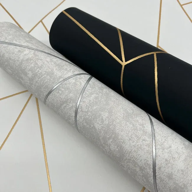 York Designer Series Nazca Neutral & Silver Wallpaper | Wallpaper Twins York Designer Series Nazca Neutral & Silver Wallpaper - SKU MD7183