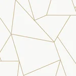 York Designer Series Nazca White & Gold Wallpaper - SKU MD7182