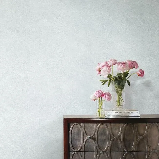 York Designer Series Oasis Blue Metallic Wallpaper - SKU CX1345