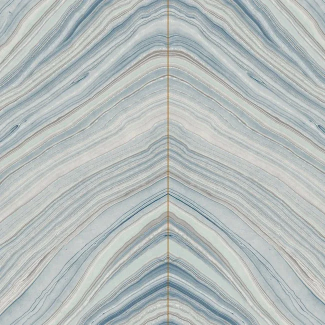 PSW1421RL | Onyx Strata Mist Blue Peel & Stick Wallpaper