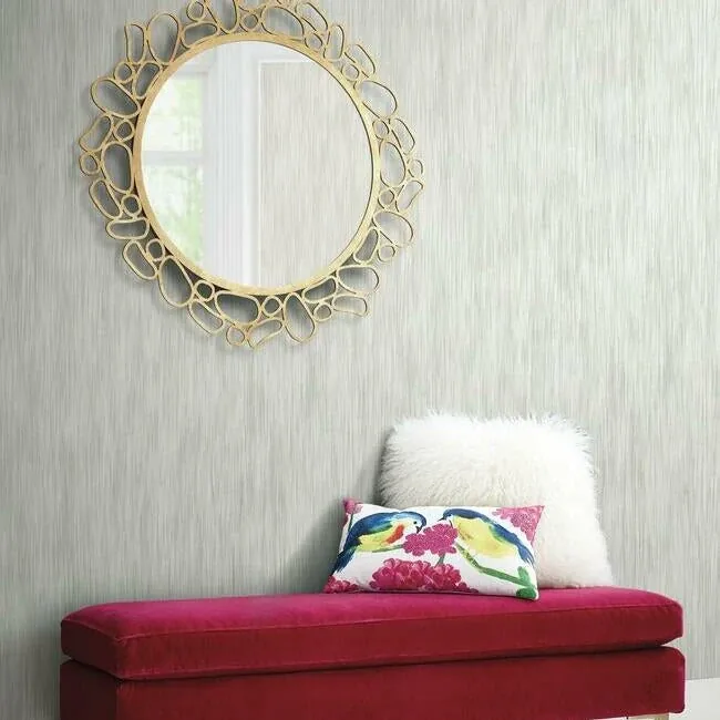 York Designer Series Opalescent Stria Cool Grey Wallpaper - SKU Y6231001