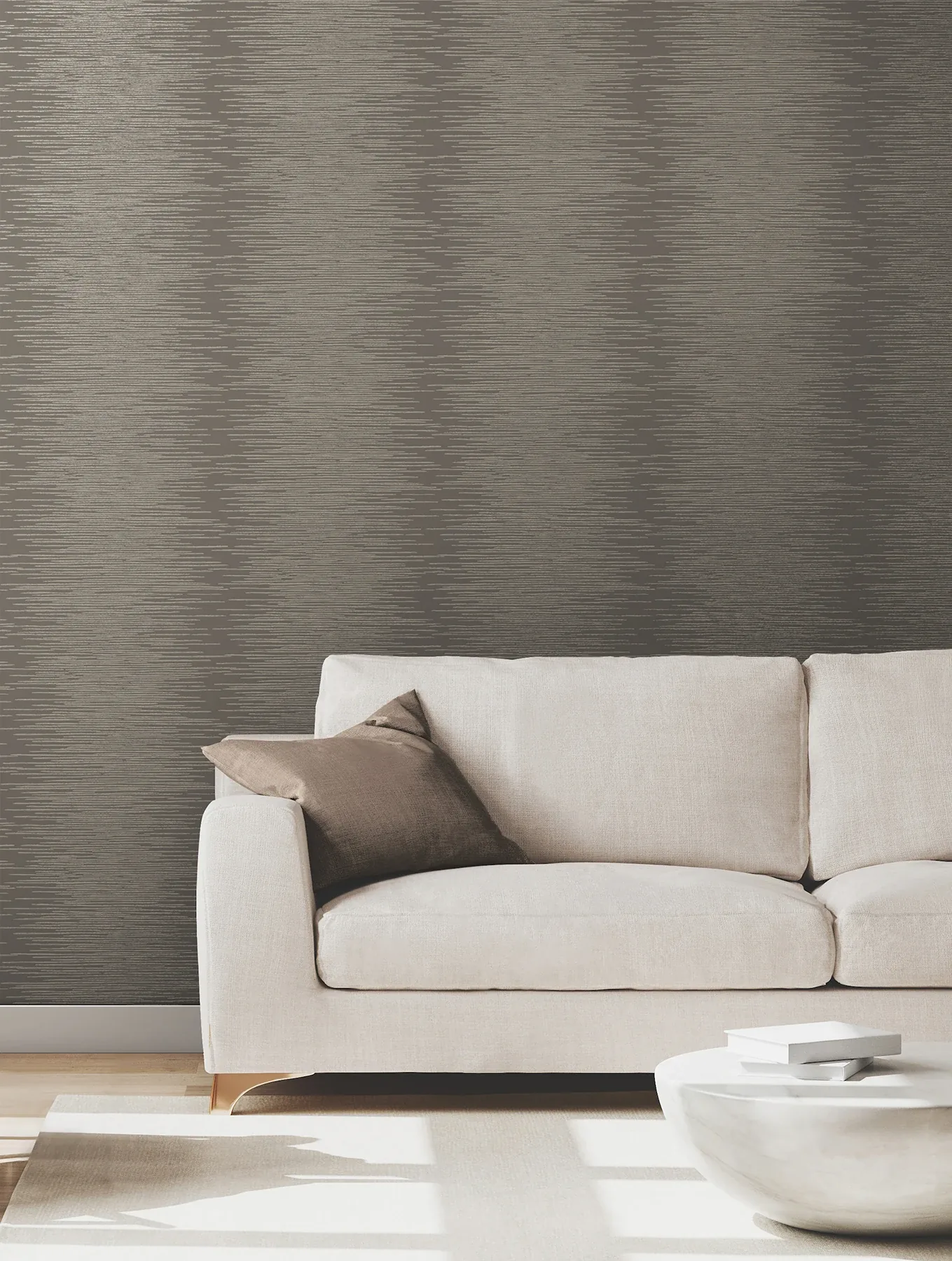 York Designer Series Operetta Stone Metallic Columns Wallpaper | Wallpaper Twins York Designer Series Operetta Stone Metallic Columns Wallpaper - SKU VR1505