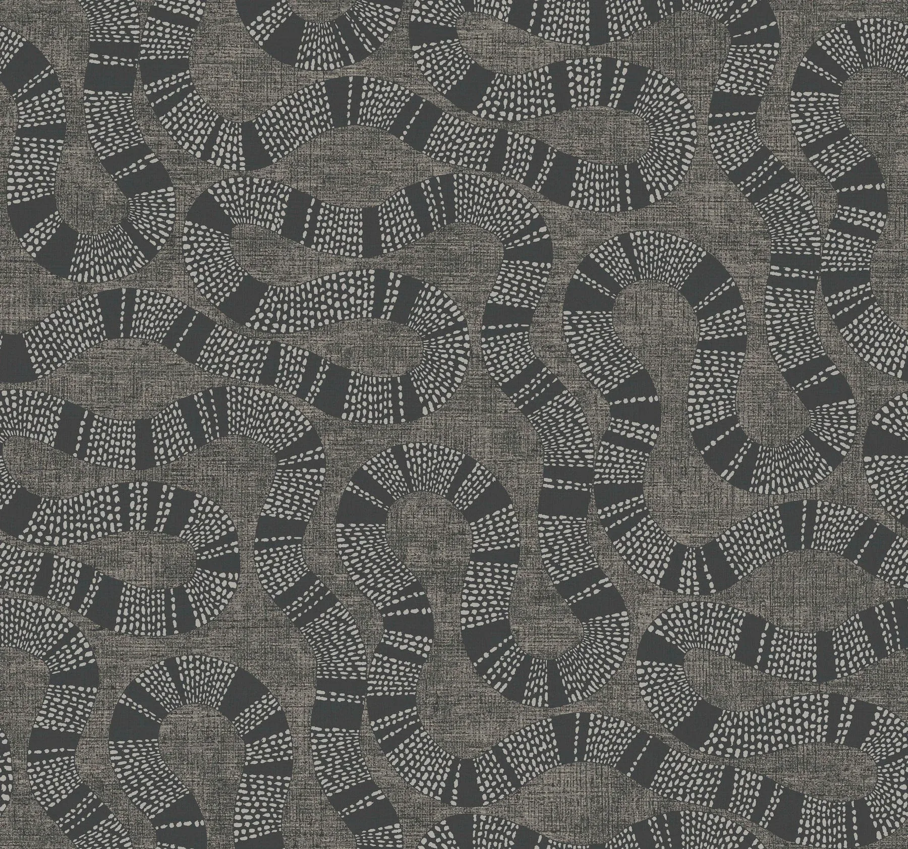 York Designer Series Ophidia Black Wallpaper - SKU AB3004