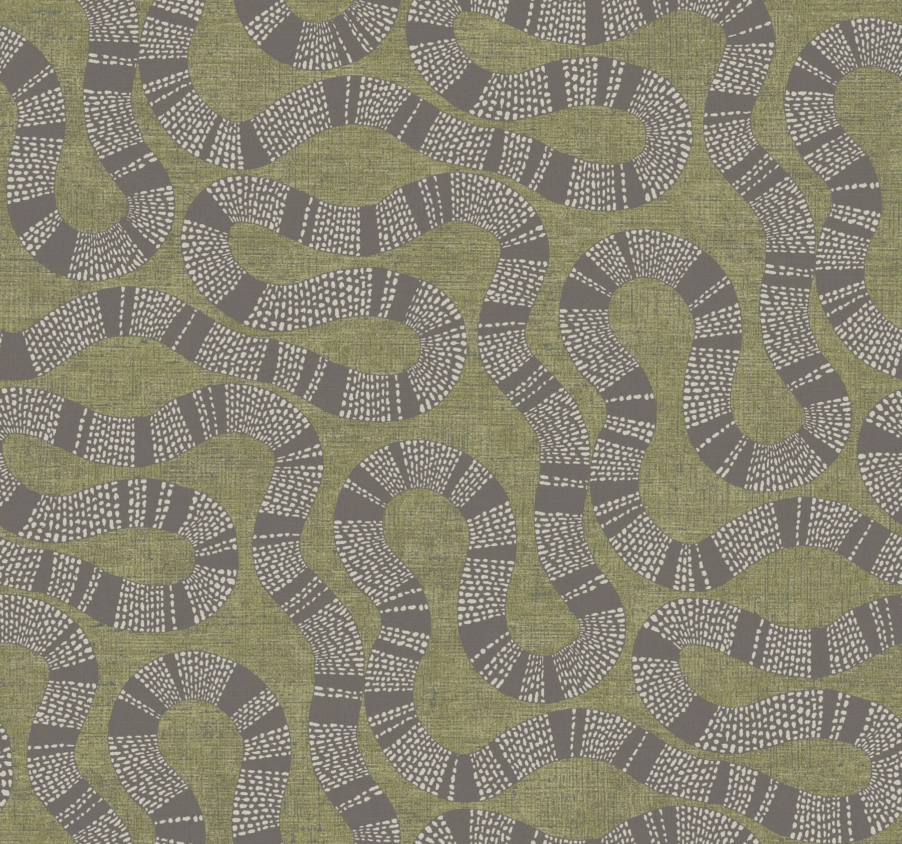 AB3005 | Ophidia Olive Wallpaper