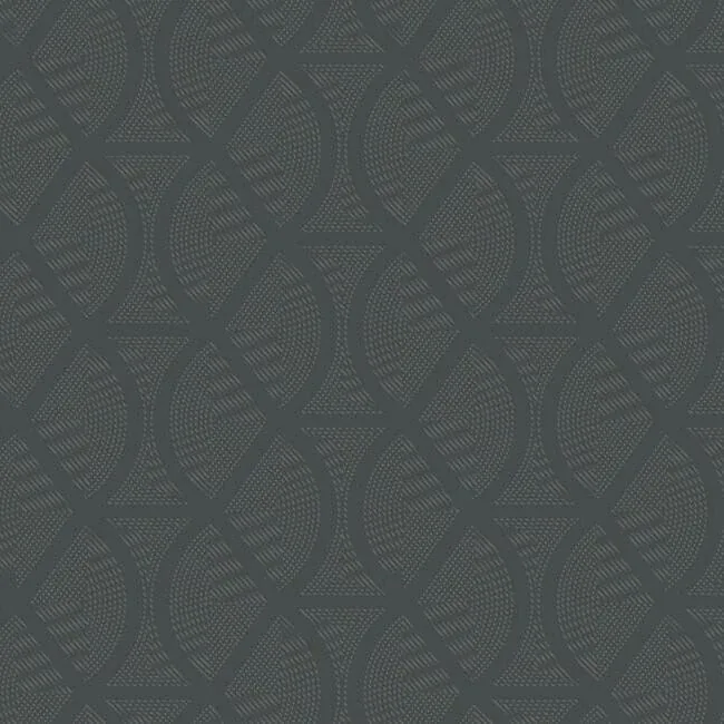 CI2383 | Opposites Attract Dark Grey Wallpaper